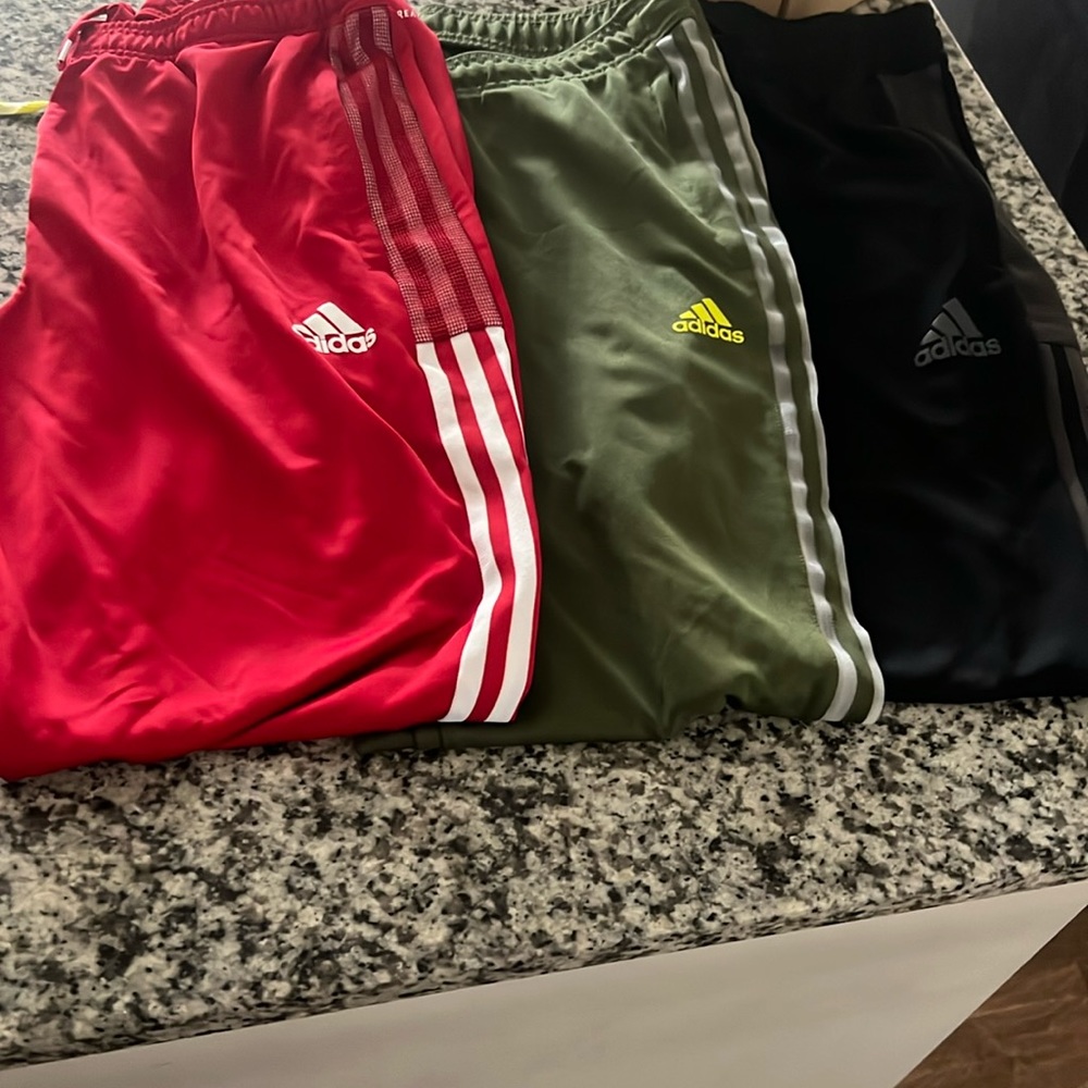 EUC Adidas Tiro track pants bundle: Size Large: Each pant worn 1-2 times.